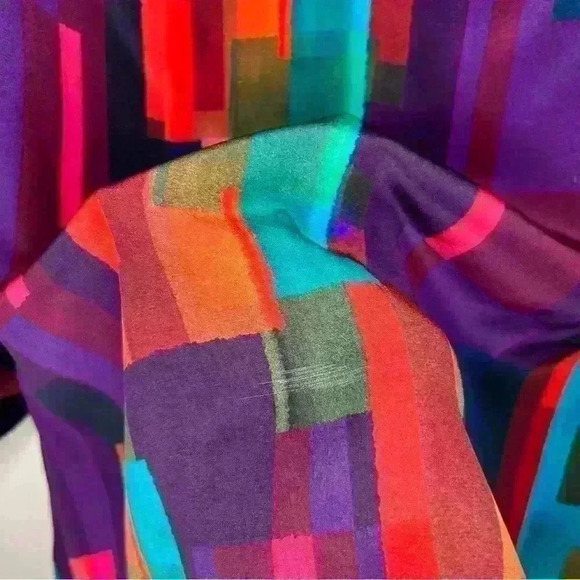 Trina Turk Elska Silk Retro Blouse - Picture 4 of 8